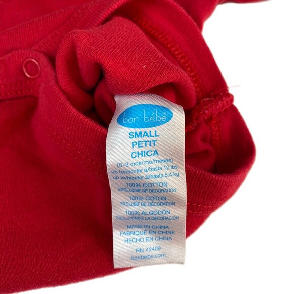 🔴 Clearance $1 | Fire Fighter Bodysuit 0-3M - Picture 3 of 3